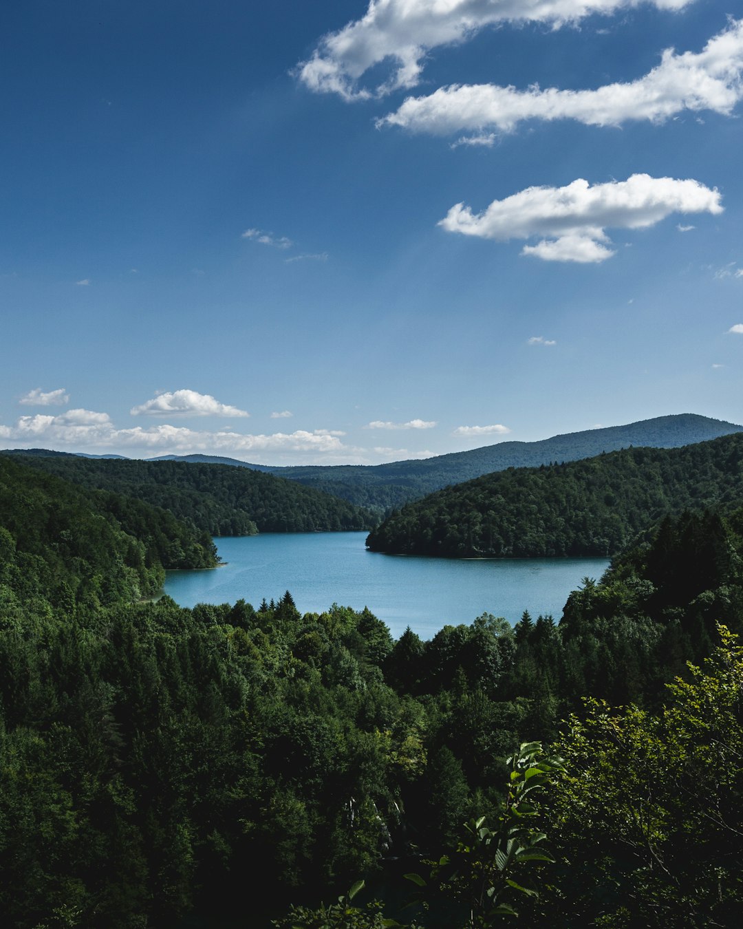 Close-up of crystal clear turquoise water at Plitvice Lakes